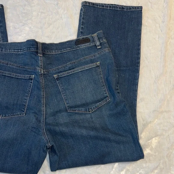 Lee Women's Dark Blue Straight Leg Jeans - Picture 6 of 8